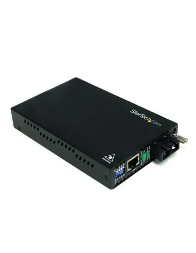 StarTech.com Conversor de Medios Ethernet 10 100 Mbps a Fibra Multi Modo Conector SC -2km