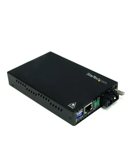 StarTech.com Conversor de Medios Ethernet 10 100 Mbps a Fibra Multi Modo Conector SC -2km
