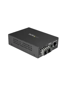StarTech.com Conversor de Medios de Fibra SC Multimodo Para Redes 10 100 1000Mbps - Gigabit Ethernet a Fibra SC - 850nm, 550m -