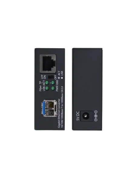 StarTech.com Conversor de Medios de Fibra LC Monomodo Para Redes 10 100 1000Mbps - Gigabit Ethernet a Fibra - 20km - TAA