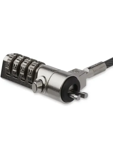 StarTech.com Cable de 2m con Candado de Seguridad de Combinación - con 4 Dígitos - Cable Antirrobo para K-Slot de Seguridad