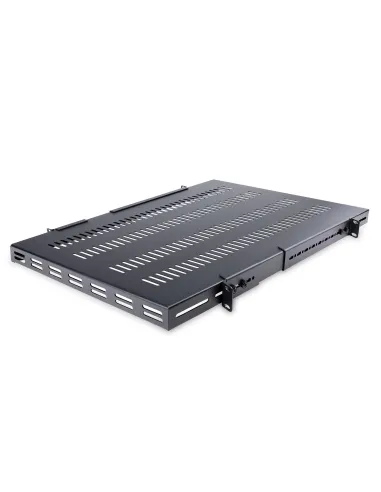 StarTech.com Estante Bandeja 1U Ventilada Ajustable para Montaje en Rack de Servidores - 150kg - de 19,5 a 38in (49,5 a 96,5cm)