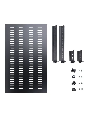 StarTech.com Estante Bandeja 1U Ventilada Ajustable para Montaje en Rack de Servidores - 150kg - de 19,5 a 38in (49,5 a 96,5cm)