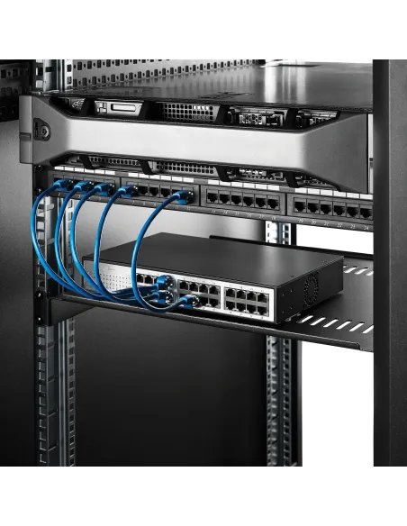 StarTech.com Bandeja Estante Ventilado de 1U para Armario Rack de Servidores de 19 Pulgadas - de 16 Pulgadas de Profundidad -