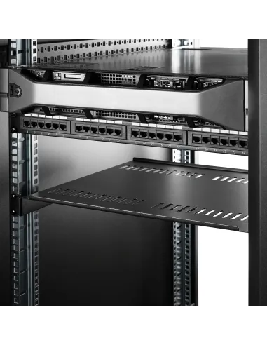 StarTech.com Bandeja Estante Ventilado de 1U para Armario Rack de Servidores de 19 Pulgadas - de 16 Pulgadas de Profundidad -