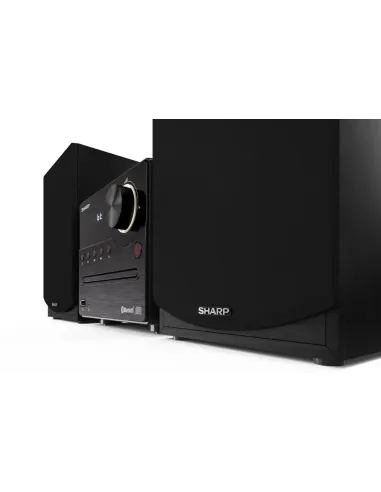 Sharp XL-B512(BK) sistema de audio para el hogar Microcadena de música para uso doméstico 45 W Negro