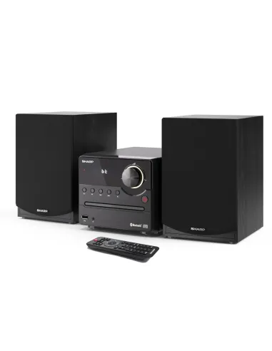 Sharp XL-B512(BK) sistema de audio para el hogar Microcadena de música para uso doméstico 45 W Negro