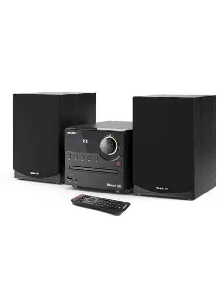 Sharp XL-B512(BK) sistema de audio para el hogar Microcadena de música para uso doméstico 45 W Negro