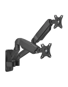AISENS Soporte De Pared Pro Contrapeso Giratorio E Inclinable Para Monitor tv 9kg (3 Pivotes, 2 Brazos) De 17-32, Negro