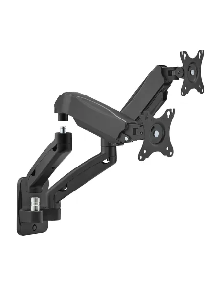 AISENS Soporte De Pared Pro Contrapeso Giratorio E Inclinable Para Monitor tv 9kg (3 Pivotes, 2 Brazos) De 17-32, Negro