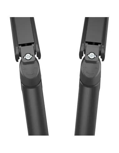 AISENS Soporte de pared Pro contrapeso giratorio e inclinable para monitor TV 9kg (3 pivotes, 2 brazos) de 17"-32", negro