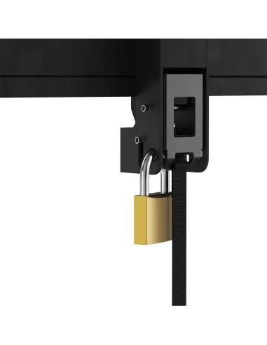 AISENS Soporte Pro antirrobo, giratorio e inclinable para monitor TV 80kg de 55"-105", negro