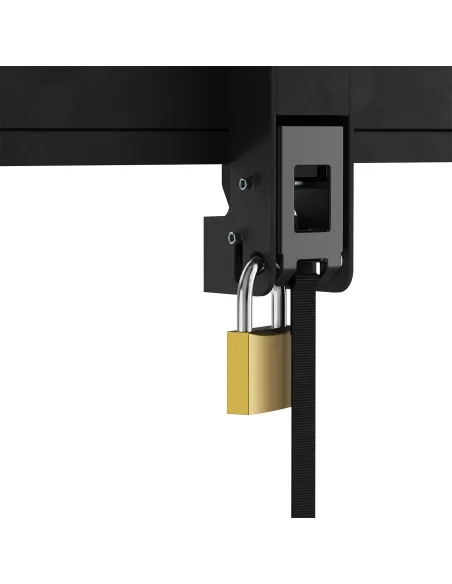 AISENS Soporte Pro antirrobo, giratorio e inclinable para monitor TV 80kg de 55"-105", negro
