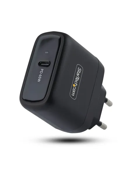 StarTech.com Cargador USB-C 65W para Ordenador Portátil - Cargador GaN Compacto Tipo C de Pared para Dell, XPS, HP ProBook,