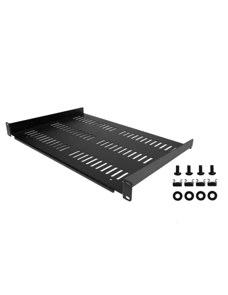 StarTech.com Estante Ventilado 1U para Armario Rack de Servidores - Bandeja Universal Voladiza para Montaje en Rack de 19" -