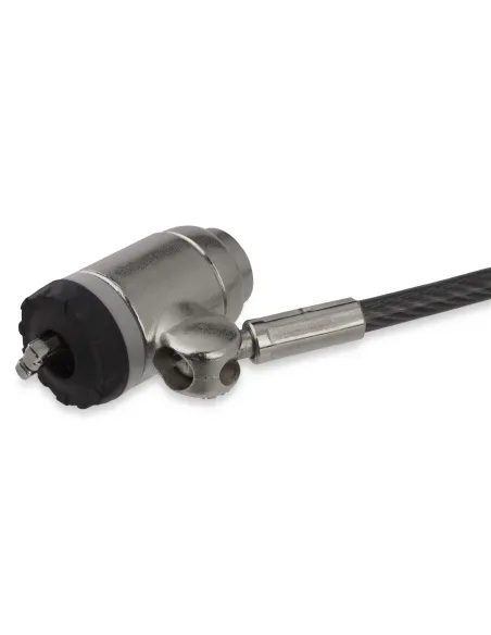 StarTech.com Cable de Acero Cubierto con Vinilo de 2m con Candado con Llave - Cable de Seguridad para Ordenadores de Sobremesa,