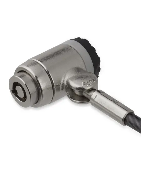 StarTech.com Cable de Acero Cubierto con Vinilo de 2m con Candado con Llave - Cable de Seguridad para Ordenadores de Sobremesa,