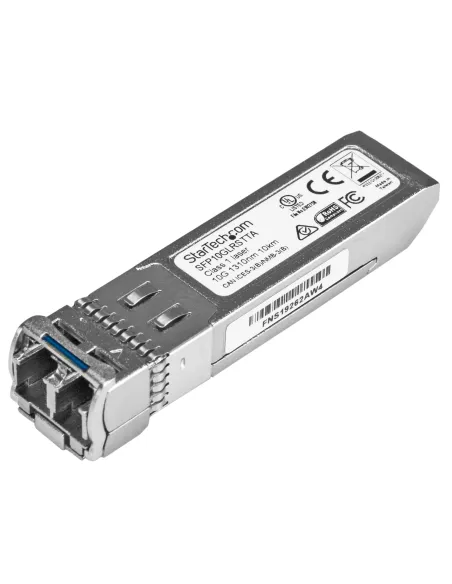 StarTech.com SFP+ Compatible con Cisco SFP-10G-LR-S de 10Gb - Transceptor SFP+ de Fibra Óptica Monomodo de 10Gb - 10GBASE-LR -