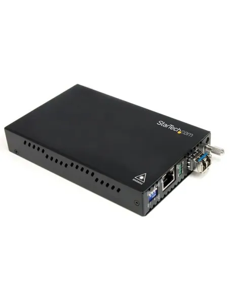 StarTech.com Conversor de Medios Gigabit a Fibra Multimodo Modo 1000Mbps LC 550m
