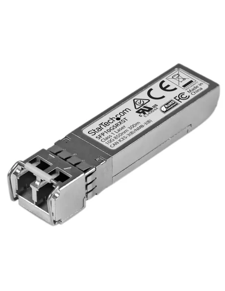 StarTech.com Módulo SFP+ Compatible con Cisco SFP-10G-SR-X - 10GBASE-SR - Fibra Multimodo de 10GbE - SFP+ Ethernet Gigabit 10Gb