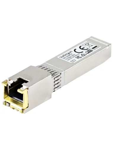 StarTech.com Módulo Transceptor SFP+ Compatible con MSA sin Codificar - 10GBASE-T - SFP a RJ45 Cat6   Cat5e - SFP+ Ethernet