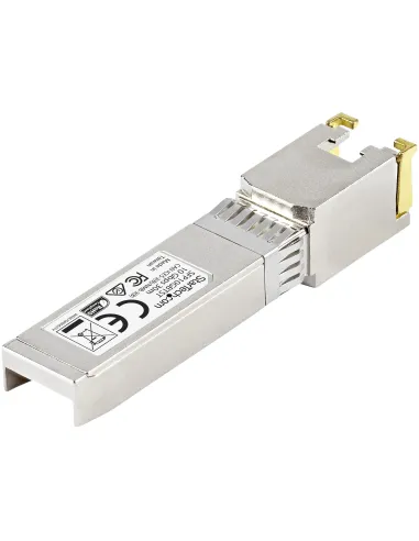StarTech.com Módulo Transceptor SFP+ Compatible con MSA sin Codificar - 10GBASE-T - SFP a RJ45 Cat6   Cat5e - SFP+ Ethernet