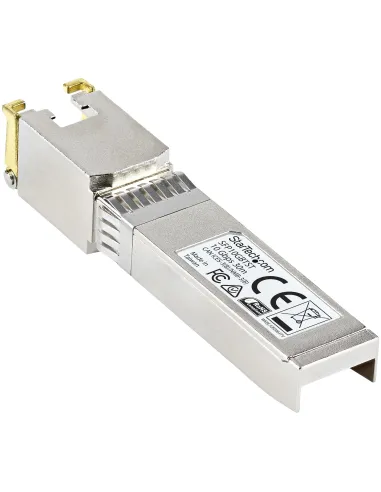 StarTech.com Módulo Transceptor SFP+ Compatible con MSA sin Codificar - 10GBASE-T - SFP a RJ45 Cat6   Cat5e - SFP+ Ethernet