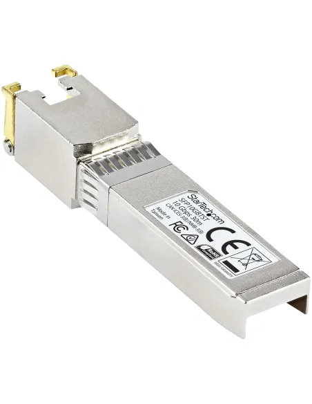 StarTech.com Módulo Transceptor SFP+ Compatible con MSA sin Codificar - 10GBASE-T - SFP a RJ45 Cat6   Cat5e - SFP+ Ethernet