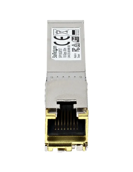 StarTech.com Módulo Transceptor SFP+ Compatible con MSA sin Codificar - 10GBASE-T - SFP a RJ45 Cat6   Cat5e - SFP+ Ethernet