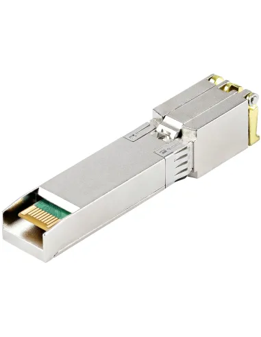 StarTech.com Módulo Transceptor SFP+ Compatible con MSA sin Codificar - 10GBASE-T - SFP a RJ45 Cat6   Cat5e - SFP+ Ethernet