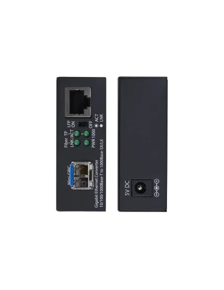 StarTech.com Conversor de Medios de Fibra LC Monomodo Para Redes 10 100 1000Mbps - Gigabit Ethernet a Fibra - 40km - TAA