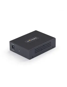 StarTech.com Conversor de Medios de Fibra 10GbE con Ranura SFP+ Abierta - RJ-45 a 10GBASE-X SFP+ - Monomodo Multimodo - Tramas 2