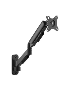 AISENS Soporte de pared Pro contrapeso giratorio e inclinable para monitor TV 9kg (3 pivotes, 1 brazo) de 17"-32", negro