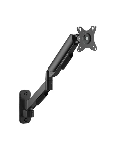 AISENS Soporte de pared Pro contrapeso giratorio e inclinable para monitor TV 9kg (3 pivotes, 1 brazo) de 17"-32", negro
