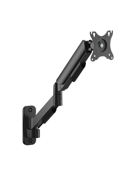AISENS Soporte de pared Pro contrapeso giratorio e inclinable para monitor TV 9kg (3 pivotes, 1 brazo) de 17"-32", negro