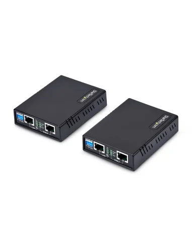 StarTech.com Juego Extensor de Ethernet VDSL2 por Cable de Par Sencillo - Hasta 1km - Alargador de Red Ethernet LAN por Cable