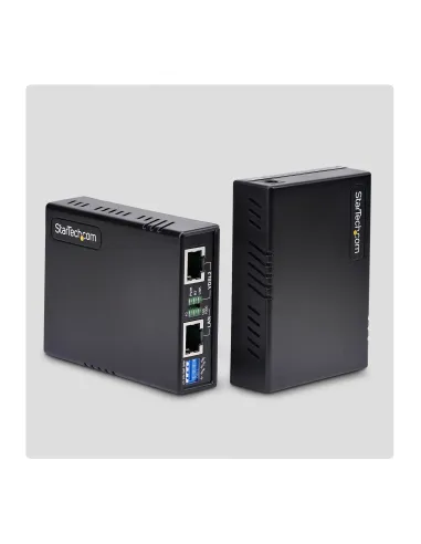 StarTech.com Juego Extensor de Ethernet VDSL2 por Cable de Par Sencillo - Hasta 1km - Alargador de Red Ethernet LAN por Cable