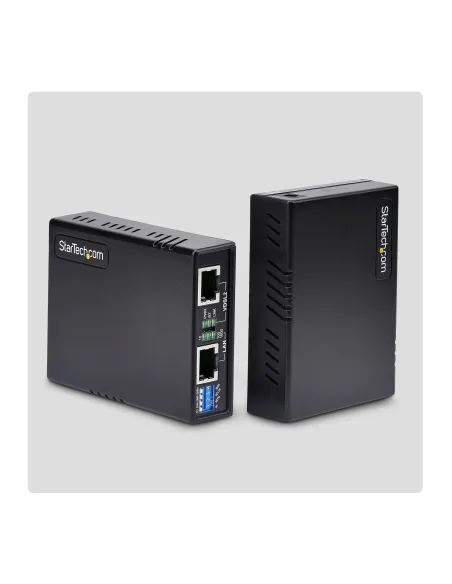 StarTech.com Juego Extensor de Ethernet VDSL2 por Cable de Par Sencillo - Hasta 1km - Alargador de Red Ethernet LAN por Cable