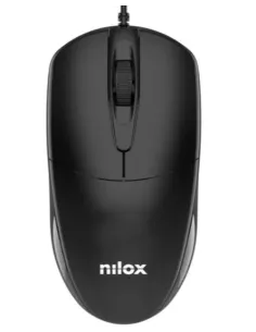 Nilox MOUSB1011 ratón Oficina USB tipo A Óptico 1200 DPI