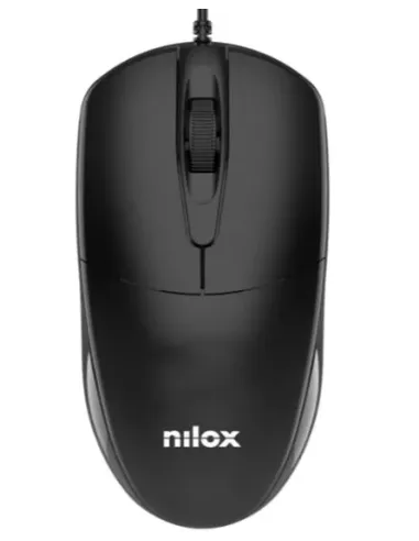 Nilox MOUSB1011 ratón Oficina USB tipo A Óptico 1200 DPI