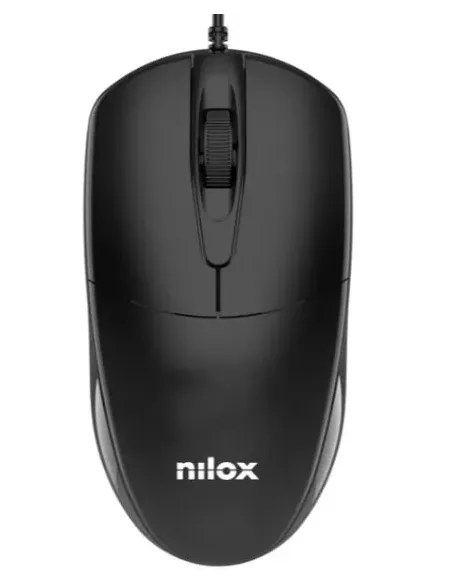 Nilox MOUSB1011 ratón Oficina USB tipo A Óptico 1200 DPI