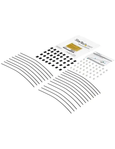 StarTech.com Cables de Seguridad de Doble Lazo - Paquete de 20 - de Acero - Ajustable