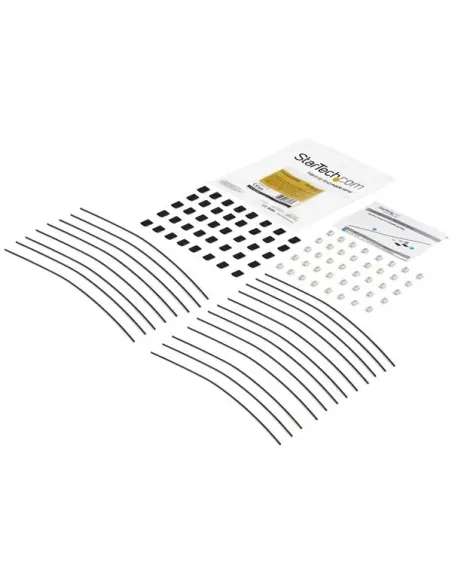 StarTech.com Cables de Seguridad de Doble Lazo - Paquete de 20 - de Acero - Ajustable