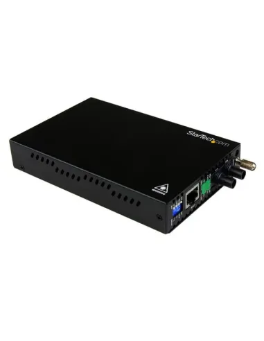 StarTech.com Conversor de Medios Ethernet 10 100 Mbps a Fibra Multi Modo Conector ST - 2km