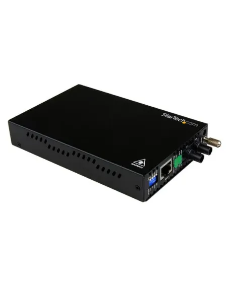StarTech.com Conversor de Medios Ethernet 10 100 Mbps a Fibra Multi Modo Conector ST - 2km