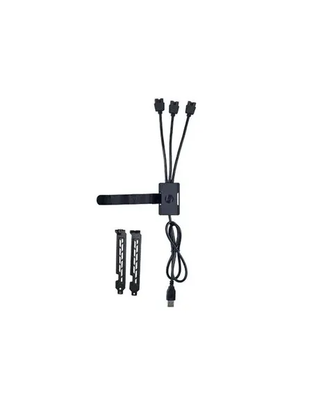 CABLE LIANLI USB A A 3 USB 9 PIN MB BLACK
