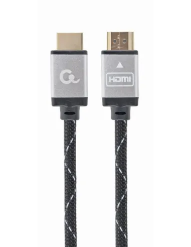 CABLE TRENZADO HDMI 2.0 4K 60HZ GEMBIRD SELECT PLUS SERIES CON ETHERNET 5M NEGRO