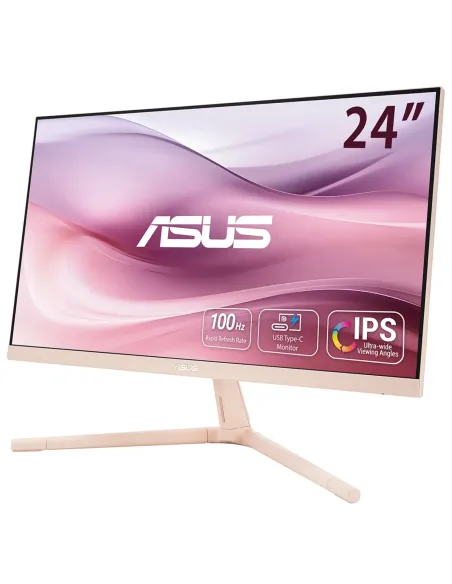 ASUS VU249CFE-P pantalla para PC 60,5 cm (23.8") 1920 x 1080 Pixeles Full HD LCD Rosa