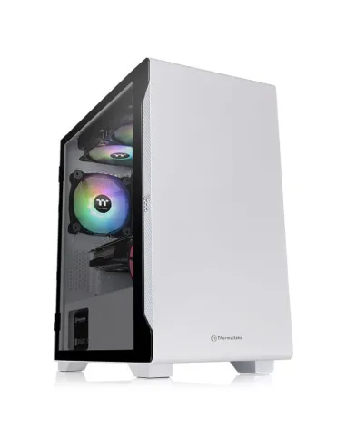 TORRE MICRO ATX THERMALTAKE S100 TG BLANCO