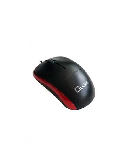 RATON OPTICO USB L-LINK NEGRO/ROJO LL-2080-R